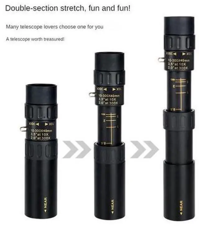 Main image of PF-003 Outdoor Portable High Definition High Magnification Monoculars Retractable Waterproof Telescope Hunting Tool