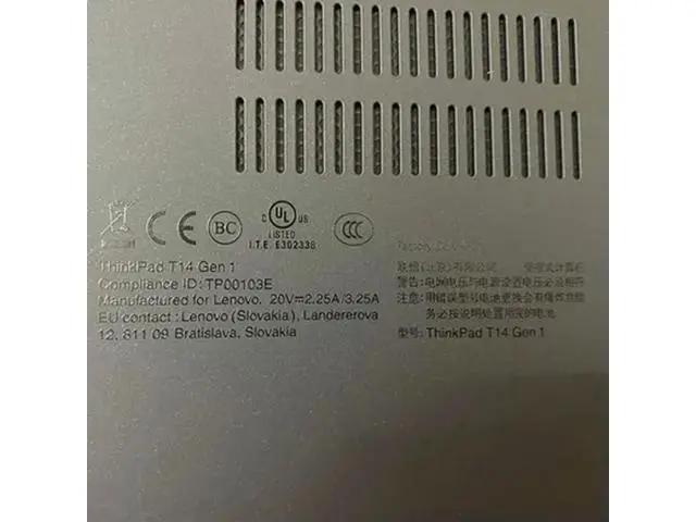 Alt view image 4 of 4 - for T14 Gen 1 Base Cover Bottom Lower Case AP1J5000400 5CB0S95417