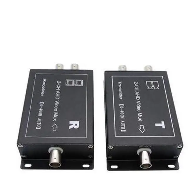 Main image of Cctv Camera Multiplexer 2 Channel Ahd Coaxial Video Multiplexer With Signal Transmission Distance Ahd Multiplexer