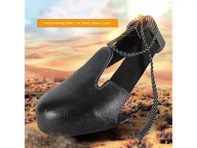Alt view image 2 of 2 - Anti-smashing Slip-resistant Unisex Steel Toe Safety Shoes Cover Universal Industry Protective Overshoes