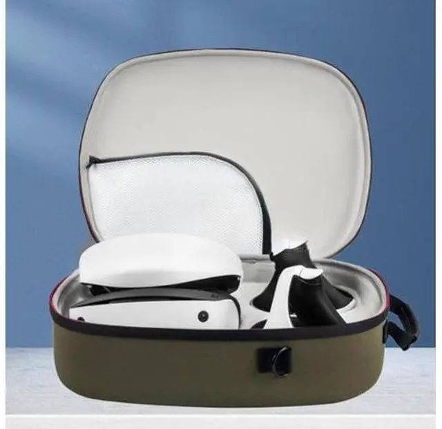 Main image of Travel Carrying Case Large Capacity Portable Carrying Storage Bag Shockproof Waterproof Oxford Cloth EVA for PS5 PS VR2