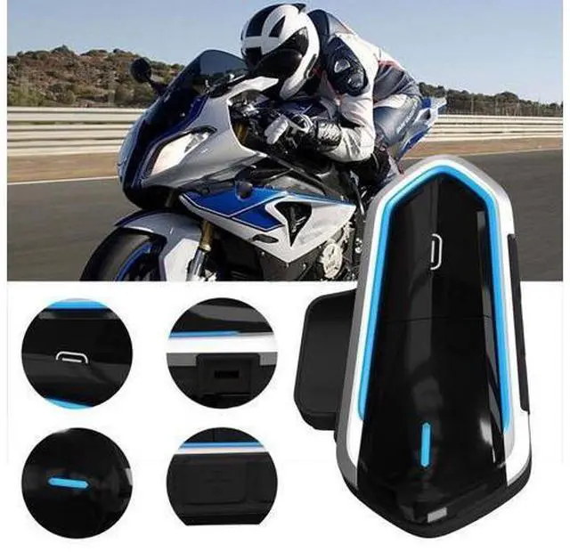 Main image of Earphone Waterproof Wireless Long Standby Helmet Headset Hands Free Easy Operation Motorcycle Energy Saving Music