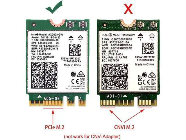 Alt view image 3 of 7 - ChenYang M.2 Key-A NGFF to Mini PCI-E PCI Express Converter Adapter for 9260 8265 7260 WIFI6 WIFI7 AC Card