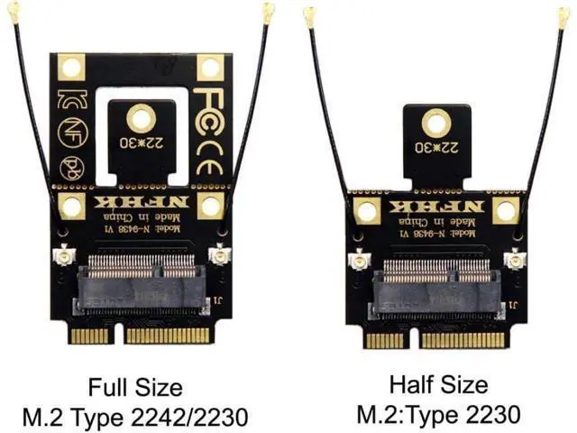 Alt view image 6 of 7 - ChenYang M.2 Key-A NGFF to Mini PCI-E PCI Express Converter Adapter for 9260 8265 7260 WIFI6 WIFI7 AC Card
