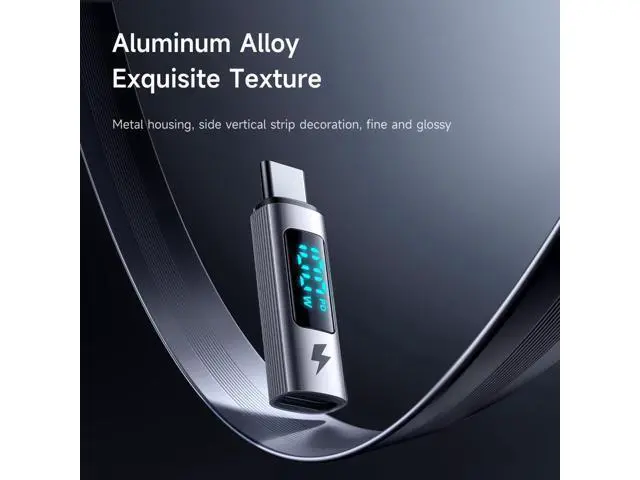 Alt view image 7 of 7 - USB C to USB C Digital Display Adapter 100W Charging Data Transfer USB C Female to Type C Plug Compatible with MacBook/i-Phone15/i-Pad/Galaxy/Xperia/Pixel/Android