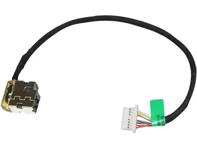 Alt view image 2 of 7 - DC Power Jack Harness Cable for HP Pavilion 15-AB 15T-AB 17-AK 17-AK014CY 17-AK014DS 17-AK015DS 17-AK051NR 17-AK061NR 17-AK072CL 17-X 255 G6 799749-T17 799749-F17 799749-S17 799749-Y17 - OEM