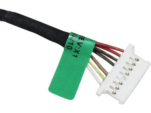 Alt view image 7 of 7 - DC Power Jack Harness Cable for HP Pavilion 15-AB 15T-AB 17-AK 17-AK014CY 17-AK014DS 17-AK015DS 17-AK051NR 17-AK061NR 17-AK072CL 17-X 255 G6 799749-T17 799749-F17 799749-S17 799749-Y17 - OEM