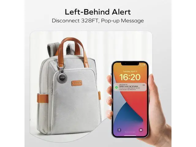 Alt view image 6 of 7 - MOMAX Key Finder, Tracker Tag, Works with Apple Find My (iOS Only), Key Tracker with APP,Sound Location, Key Locator Tracker for Luggage, Suitcase, Wallet, Pet, Kid