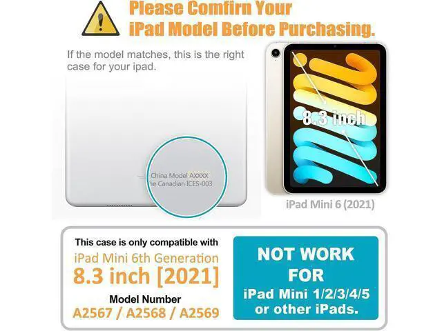 Alt view image 2 of 7 - HCSOWD Case for iPad Mini 6th Generation Case 8.3", Magnetic Folio Stand, Auto Sleep/Wake Protective Cover for iPad Mini 6 with Pen Holder (Support Wireless Charging) and Card Slot, Green