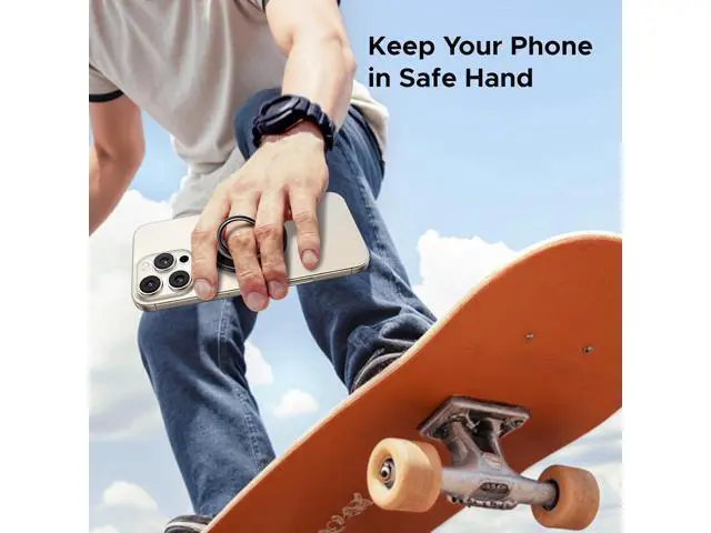 Alt view image 5 of 7 - Magnetic Phone Grip for MagSafe Phone Holder, Universal Strong Magnetic Ring Phone Stand Compatible with iPhone 16 Pro, iPhone 15 Pro Max, iPhone 14 13 12, MagSafe Accessories