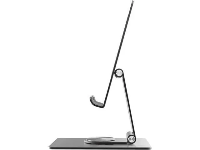 Alt view image 2 of 6 - Tablet Stand for Desk, Adjustable 360% Rotation Rotatable, Holder Stand - Compatible with iPhone, Apple iPad, Samsung Galaxy and Kindle Fire Tablets