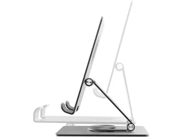 Alt view image 6 of 6 - Tablet Stand for Desk, Adjustable 360% Rotation Rotatable, Holder Stand - Compatible with iPhone, Apple iPad, Samsung Galaxy and Kindle Fire Tablets