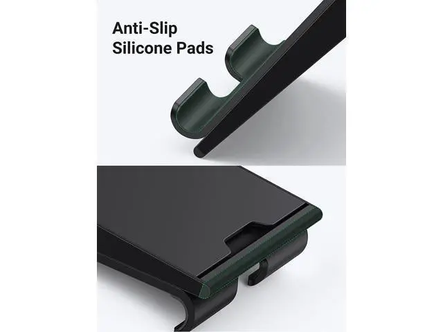 Alt view image 5 of 7 - Tablet Stand Holder Foldable Desktop Stand Protable Holder Adjustable Charging Dock Compatible for Phones, iPad, iPad Pro 11 Inch, iPad Mini 5 4 3 2, iPad Air, Nintendo Switch Black