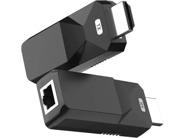 Main image of 1080P HDMI Extender, Use Cat5e/6 Ethernet Cable Extend Audio and Video Signal up to 165 Feet