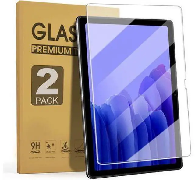 Main image of (2 Pack) Screen Protector for Samsung Galaxy Tab A7 10.4'' 2022/2020 (SM-T500/T505/T507/T509), 9H Hardness Tempered Glass Screen Film for S Pen Compatible/Face ID/Case Friendly