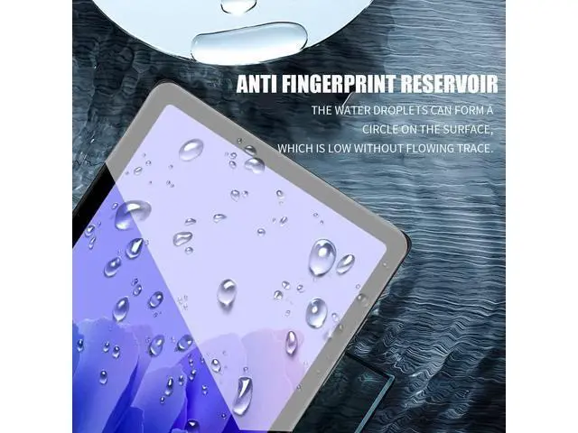 Alt view image 3 of 7 - (2 Pack) Screen Protector for Samsung Galaxy Tab A7 10.4'' 2022/2020 (SM-T500/T505/T507/T509), 9H Hardness Tempered Glass Screen Film for S Pen Compatible/Face ID/Case Friendly