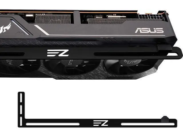 Main image of GPU Holder,Graphics Card Brace Support,Video Card Holder,GPU VGA Bracket for Custom Desktop PC Gaming-3mm Aluminum-Black