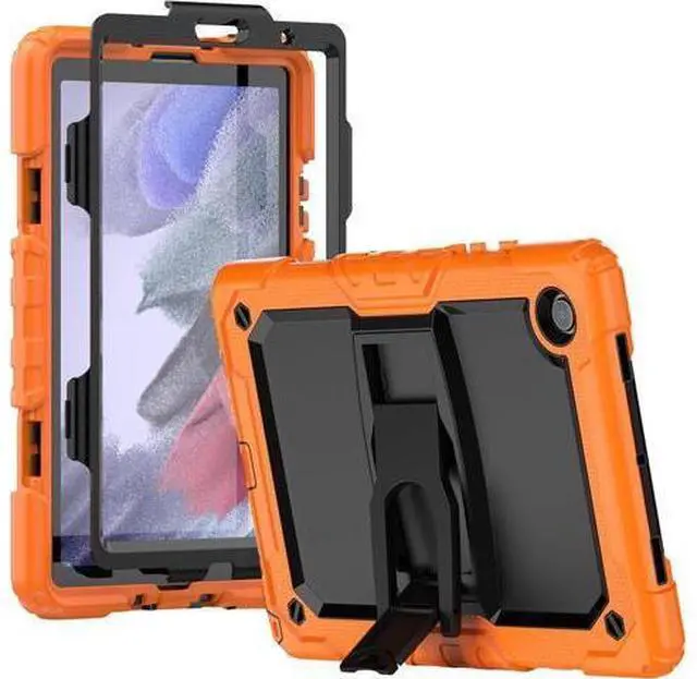 Main image of for Shockproof Galaxy Tab A7 Lite Case 2021 with Screen Protector/Built-in Stand for Galaxy A7 Lite Tablet Case 8.7 Inch Case Cover SM-T220 SM-T225 SM-T227, Orange
