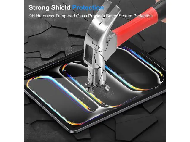 Alt view image 5 of 7 - -2 Pack New iPad Pro 11 Inch M4 2024 Screen Protector Tempered Glass Flim, 9H Hardness Clear Anti-Scratch Screen Protector for iPad Pro 5th Generation 11" 2024