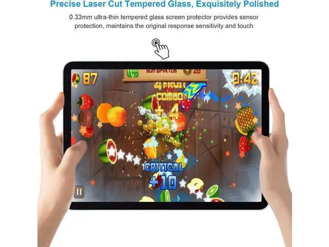 Alt view image 7 of 7 - -2 Pack New iPad Pro 11 Inch M4 2024 Screen Protector Tempered Glass Flim, 9H Hardness Clear Anti-Scratch Screen Protector for iPad Pro 5th Generation 11" 2024