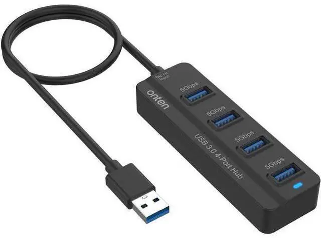Main image of USB C USB HUB,Onten USB 3.2 GEN 2 10G Speed, USB A/USB C to USB A Adapter.with 3 USB A Ports(10G) and UHS-II SD/TF Ports, USB C UHS-II SD Card Reader Compatible with SD/SDHC/SDXC/Micro SD