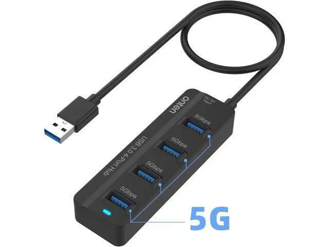 Alt view image 6 of 7 - USB C USB HUB,Onten USB 3.2 GEN 2 10G Speed, USB A/USB C to USB A Adapter.with 3 USB A Ports(10G) and UHS-II SD/TF Ports, USB C UHS-II SD Card Reader Compatible with SD/SDHC/SDXC/Micro SD