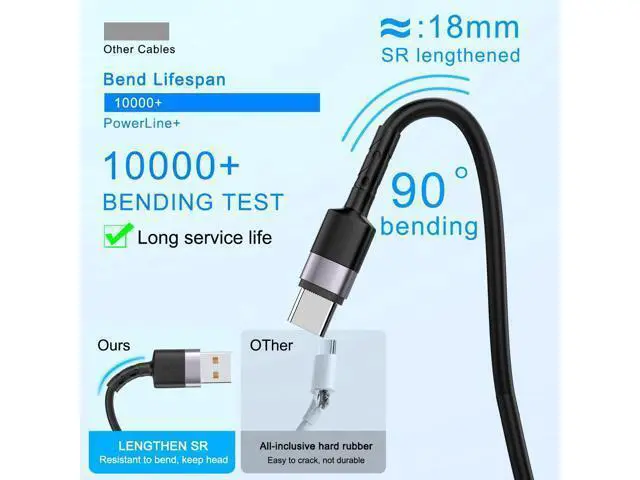 Alt view image 5 of 7 - USB Type C Coild Cable for Car, 1.8m/5.9FT Retractable USB C Cable Curly USB A to USB-C Fast Charger Cord for Car,Compatible Samsung Galaxy S10 S9 S8 Plus Note 9 8,LG5/G6/V20, USB C Devices