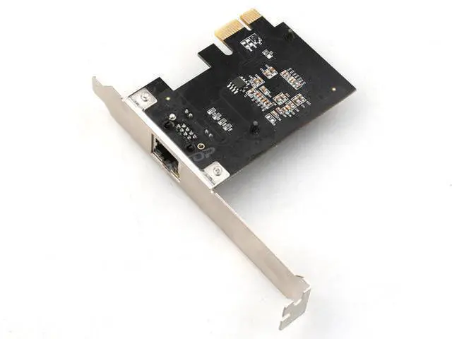 Alt view image 4 of 5 - 5Gb PCIe Network Card, PCIe Ethernet Card with Extra Low-Profile, PCI Express Network Adapter for PC Windows 11/10 & Windows Server 2022 ONLY, PCIe to 5 Gigabit NIC Card