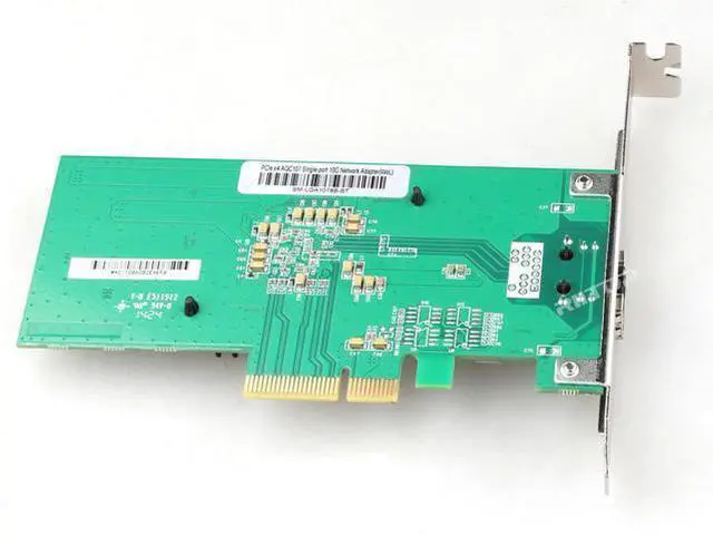 Alt view image 7 of 7 - 10G Ethernet PCIe Network Adapter Lan Card, AQUANTIA AQC107 Chipset 10Gbps LAN Controller, RIITOP 10G/5G/2.5G/1G/100Mbps RJ45 NIC Card,Support PXE for Windows 11 and Linux