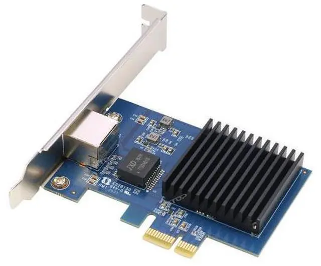 Alt view image 3 of 5 - 10GB PCIe Network Card RJ45, RIITOP PCI-e to 10 Gigabit Ethernet Adapter, Supports Windows 11/10/8.1/8/7, Servers 2019/2016/2012 R2, and Linux