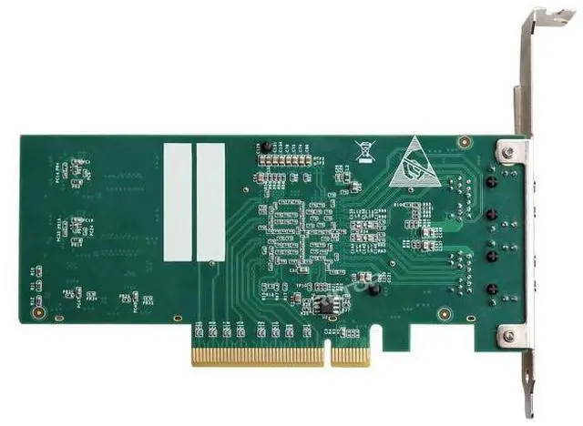 Alt view image 6 of 7 - 10Gb Dual LAN Base-T PCI-e Network Card, Intel X540 Controller, RIITOP 10Gbps Ethernet Adapter, 2 * 10Gbe RJ45 Port , Support Windows/Windows Server/Linux/Vmware/ESX