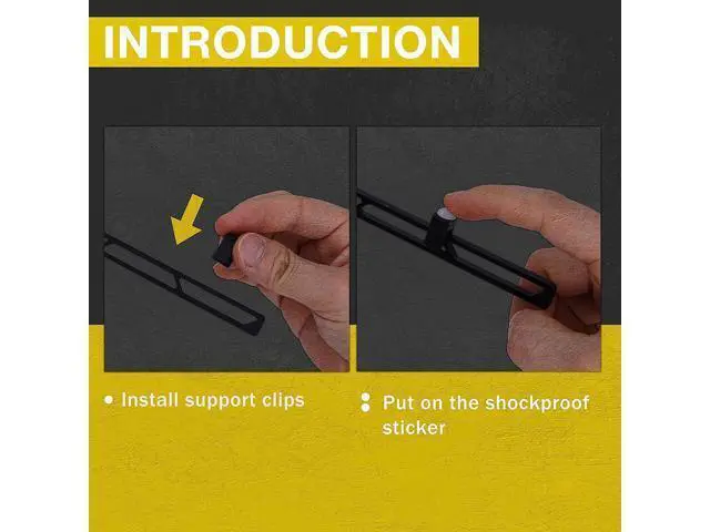 Alt view image 5 of 7 - CloverTale Graphics Card GPU Brace Support, Video Card Sag Holder Bracket, Anodized Aerospace Aluminum (Upgraded Version Black)