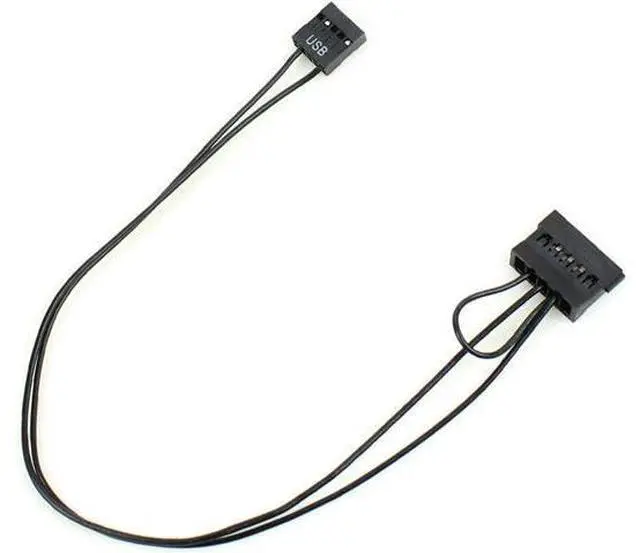 Alt view image 5 of 6 - 9 Pin USB Adapter to SATA SDD 2.5 Inch SDD Power Supply Cable for ITX Motherboard Main Board Notebook