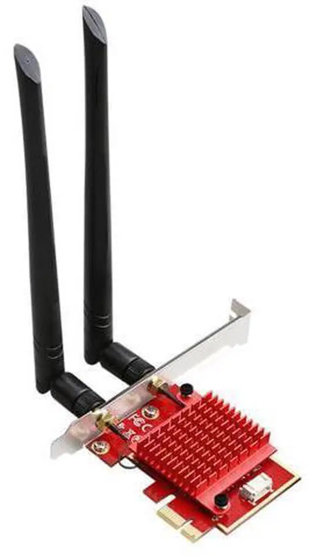 Main image of PCI-e Wireless Card 5400M, RIITOP AX210 PCI-E WiFi 6E WLAN Adapter Card BT5.2, 802.11ax ac WiFi 6GHz/5GHz/2.4GHz Desktop PC Wireless WiFi Card for Windows 11,10