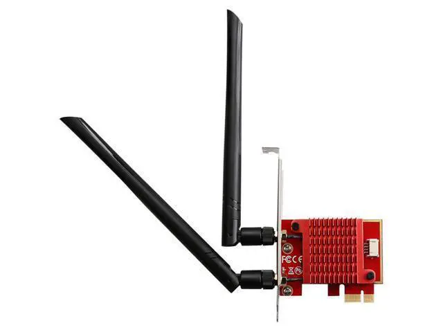 Alt view image 2 of 5 - PCI-e Wireless Card 5400M, RIITOP AX210 PCI-E WiFi 6E WLAN Adapter Card BT5.2, 802.11ax ac WiFi 6GHz/5GHz/2.4GHz Desktop PC Wireless WiFi Card for Windows 11,10