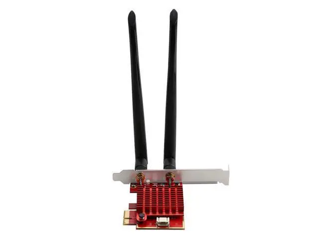 Alt view image 4 of 5 - PCI-e Wireless Card 5400M, RIITOP AX210 PCI-E WiFi 6E WLAN Adapter Card BT5.2, 802.11ax ac WiFi 6GHz/5GHz/2.4GHz Desktop PC Wireless WiFi Card for Windows 11,10