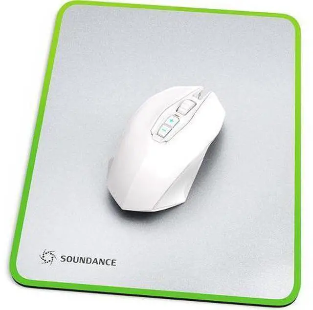 Main image of Mouse Pad for Optical Mice Fast DPI Speed, Waterproof Computer Mouse Mat with Ultra-Smooth Surface, Anti-Slip Rubber Base, Portable Mousepad for Gaming Office, 10 × 7.8 Inches, Silver