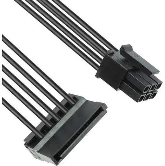Main image of 40CM 6Pin to SATA SDD Power Cable for Vostro 3070 3670 967 3977 3980 Desktop Computer Power Supply Expansion Cable