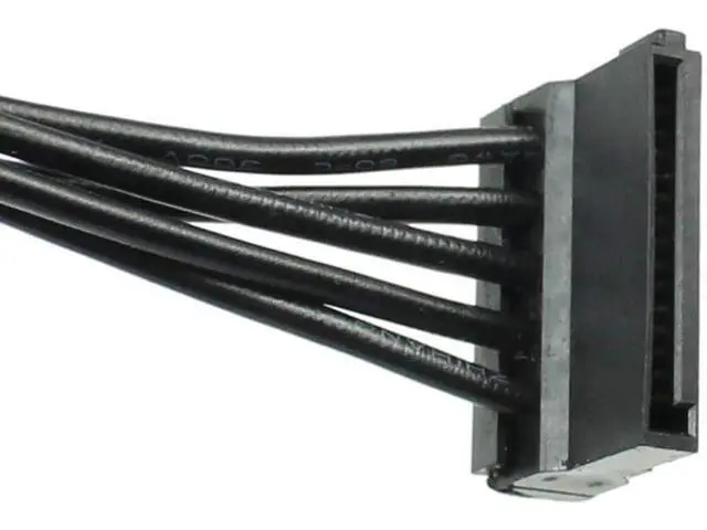 Alt view image 3 of 6 - 40CM 6Pin to SATA SDD Power Cable for Vostro 3070 3670 967 3977 3980 Desktop Computer Power Supply Expansion Cable