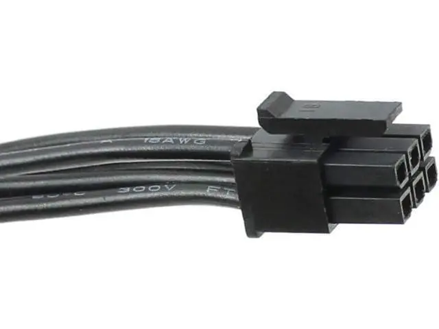 Alt view image 4 of 6 - 40CM 6Pin to SATA SDD Power Cable for Vostro 3070 3670 967 3977 3980 Desktop Computer Power Supply Expansion Cable