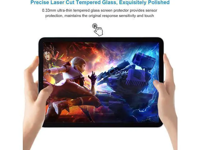 Alt view image 7 of 7 - -2 Pack New iPad Air 11 Inch M2 2024 Screen Protector Tempered Glass Flim, 9H Hardness HD Clear Compatible Face ID & Case Friendly for iPad Air 11" 6th Gen