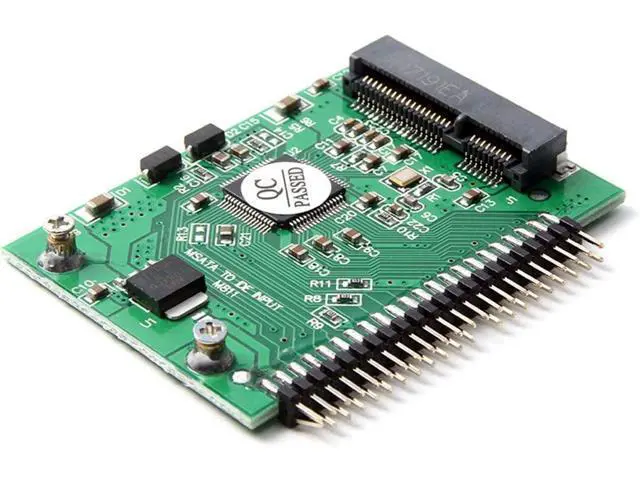 Alt view image 5 of 6 - Mini PCI-e MSata 1.8 SSD to 2.5 IDE inch HDD Hard Disk 3.3V 44pin Card PCI E Express mSATA SSD Adapter Converter for Laptop PC