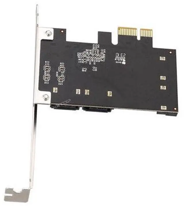 Alt view image 6 of 6 - SATA Card 4 Port, PCIE 3.0 SATA 6G Controller Expansion Card with Low Profile Bracket, Non-Raid, Boot as System Disk, Support 4 SATA 3.0 Devices