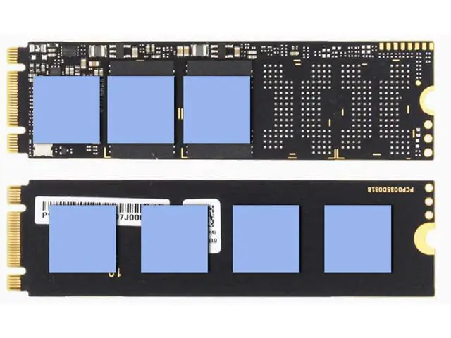 Alt view image 5 of 6 - JEYI Cooling Warship Fan NVME NGFF M.2 Heatsink 2280 ssd Metal Sheet Thermal Conductivity Silicon Wafer Cooling Fan Heatsink (Red)