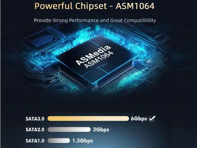 Alt view image 3 of 7 - PCIe SATA Card 4 Port with 4 SATA 6G Cables and Low Profile Bracket, 6Gbps SATA3.0 Controller PCI-e Express Expansion Card, PCIe x1 or above, Support 4 SATA 3.0 Devices