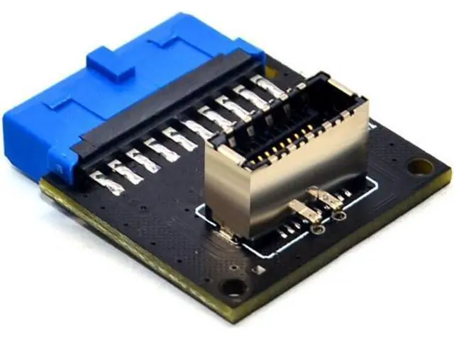 Alt view image 4 of 6 - USB 3.1 Front Panel Socket to USB 3.0 20Pin Header Male Extension Cable Adapter for Motherboard Card 20P USB to Type-E Connector (1 Pcs)