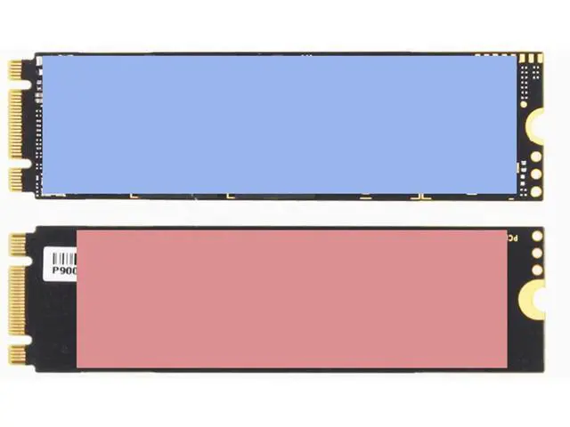 Alt view image 3 of 6 - JEYI Cooling Warship Fan NVME NGFF M.2 Heatsink 2280 ssd Metal Sheet Thermal Conductivity Silicon Wafer Cooling Fan Heatsink (Red)