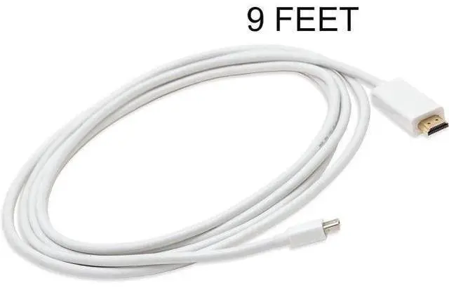 Alt view image 7 of 7 - Syba Mini Displayport 1.2 to HDMI 1.4 Cable, 9' - SY-CAB33020