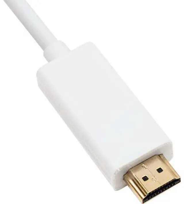 Alt view image 4 of 7 - Syba Mini Displayport 1.2 to HDMI 1.4 Cable, 6' - SY-CAB33019