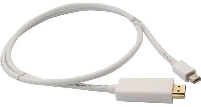 Alt view image 7 of 7 - Syba Mini Displayport 1.2 to HDMI 1.4 Cable, 6' - SY-CAB33019